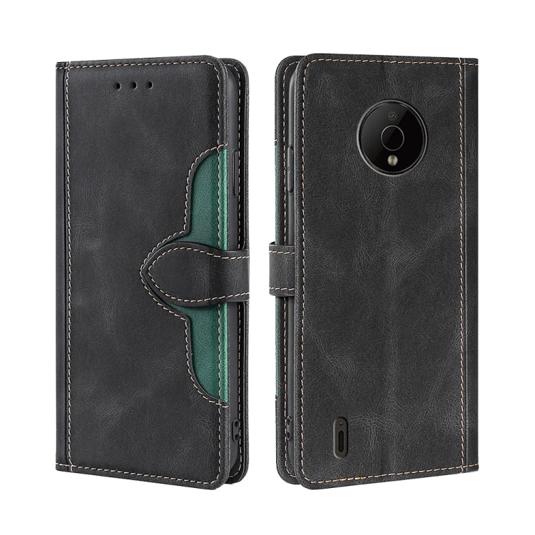 For Nokia C200 Skin Feel Magnetic Buckle Leather Phone Case