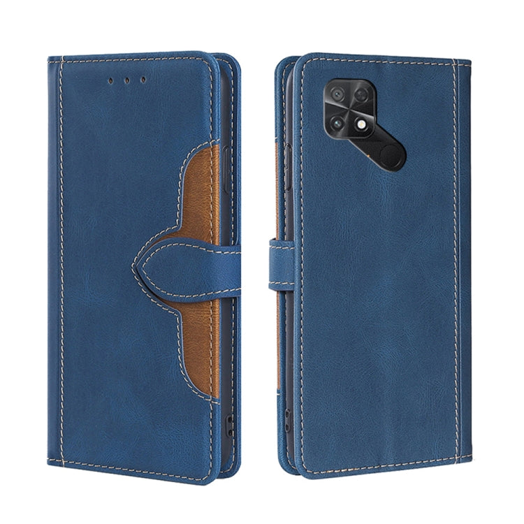 For Xiaomi Poco C40 Skin Feel Magnetic Buckle Leather Phone Case