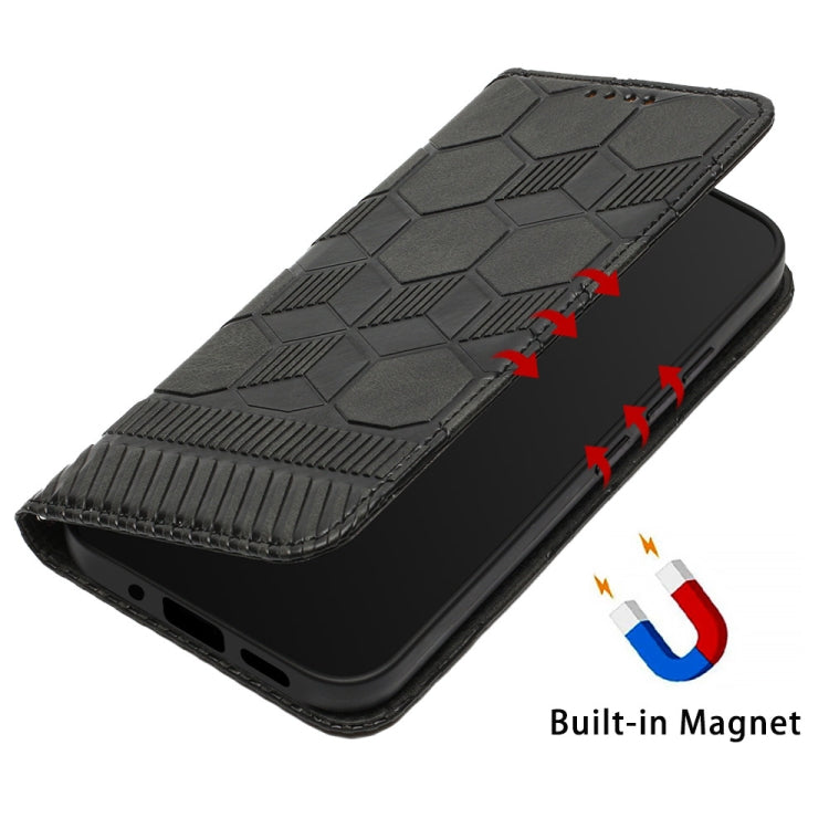 For Xiaomi Redmi 10C / 10 India Football Texture Magnetic Leather Flip Phone Case