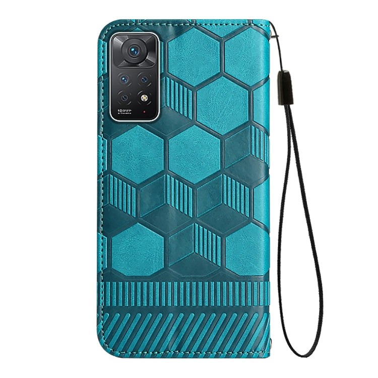 For Xiaomi Redmi Note 11 Pro 5G / 4G Global 2022 / Note 11 Pro+ India Football Texture Magnetic Leather Flip Phone Case