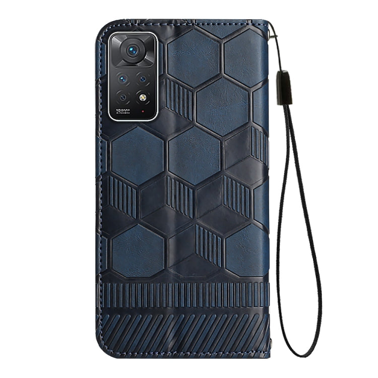 For Xiaomi Redmi Note 11 Pro 5G / 4G Global 2022 / Note 11 Pro+ India Football Texture Magnetic Leather Flip Phone Case