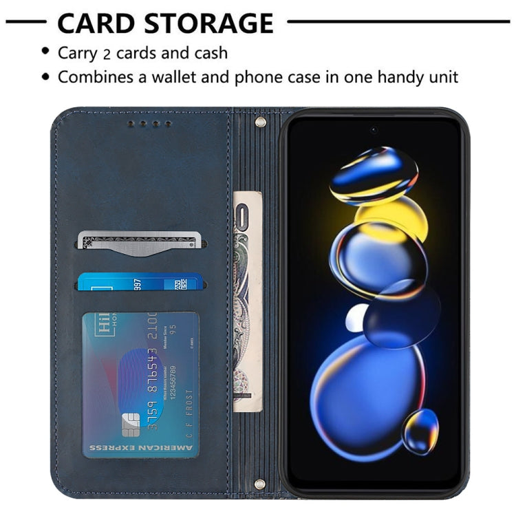 For Xiaomi Redmi Note 11T Pro Football Texture Magnetic Leather Flip Phone Case