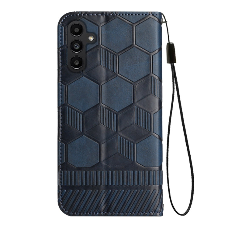 For Samsung Galaxy A13 5G Football Texture Magnetic Leather Flip Phone Case