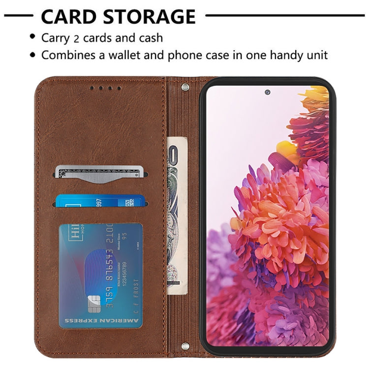 For Samsung Galaxy S20 FE 2022 / S20 FE 5G&4G / S20 Lite / S20 Fan Edition Football Texture Magnetic Leather Flip Phone Case
