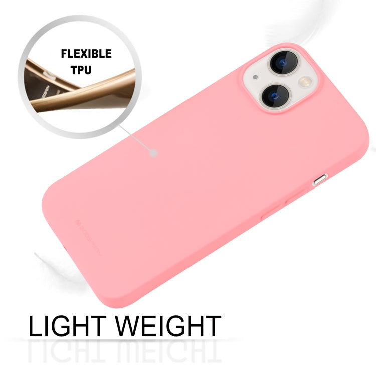 For iPhone 14 Plus GOOSPERY SOFT FEELING Liquid TPU Phone Case