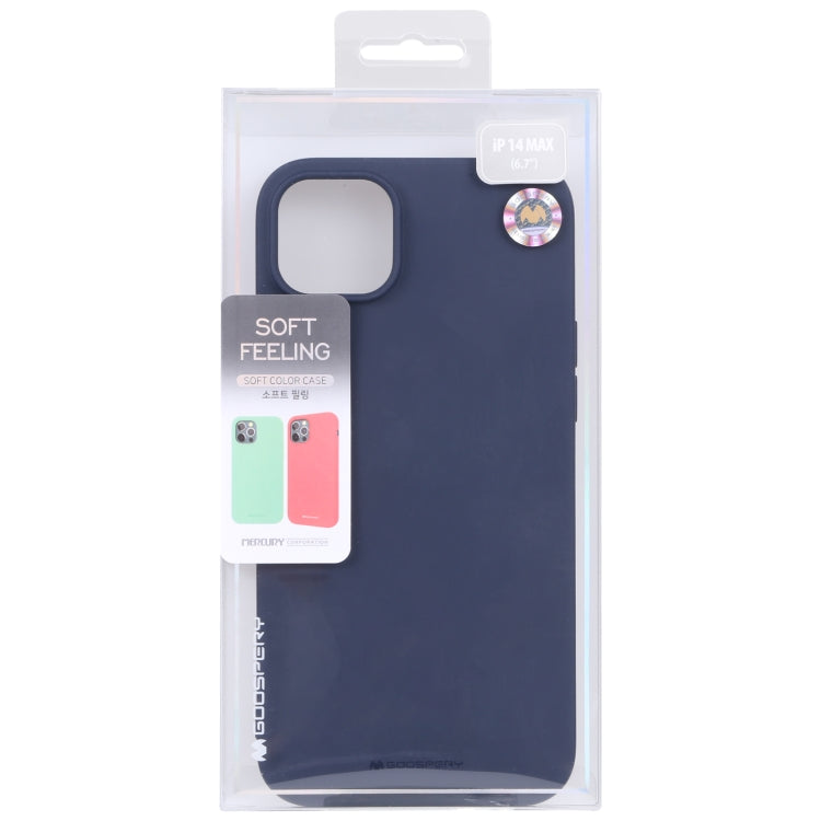 For iPhone 14 Plus GOOSPERY SOFT FEELING Liquid TPU Phone Case