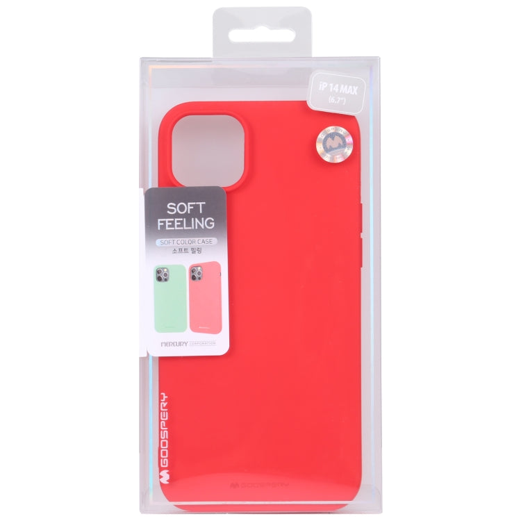 For iPhone 14 Plus GOOSPERY SOFT FEELING Liquid TPU Phone Case
