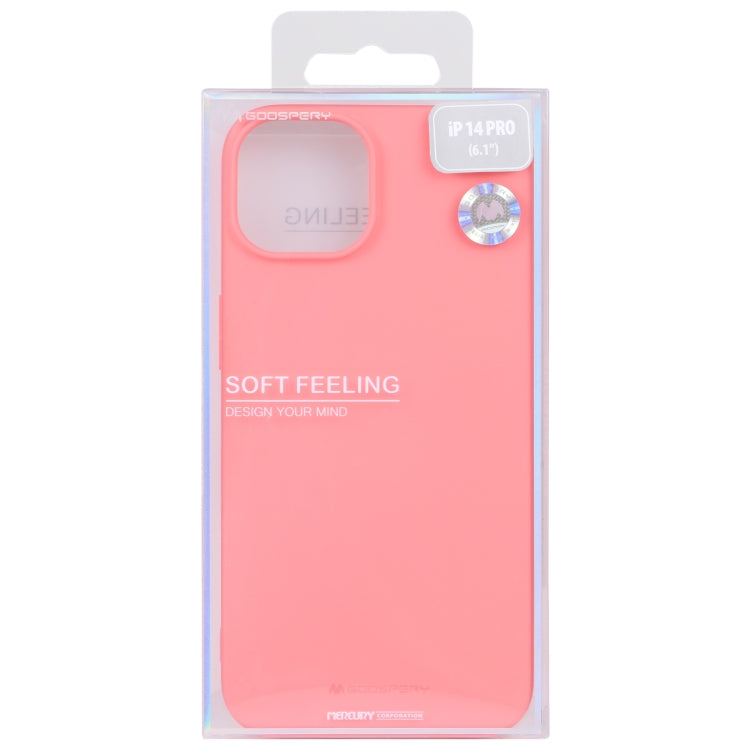 For iPhone 14 Pro GOOSPERY SOFT FEELING Liquid TPU Phone Case