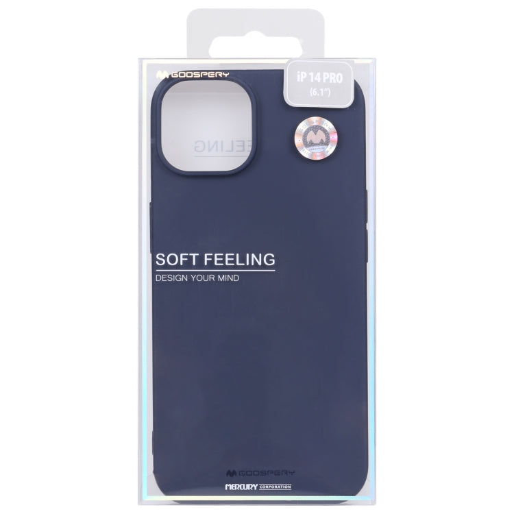 For iPhone 14 Pro GOOSPERY SOFT FEELING Liquid TPU Phone Case