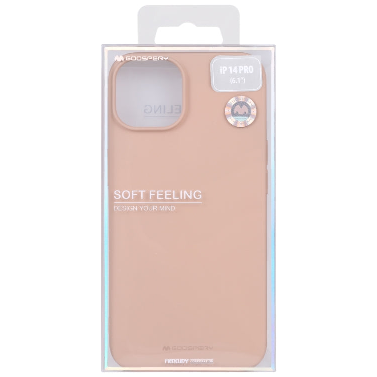 For iPhone 14 Pro GOOSPERY SOFT FEELING Liquid TPU Phone Case