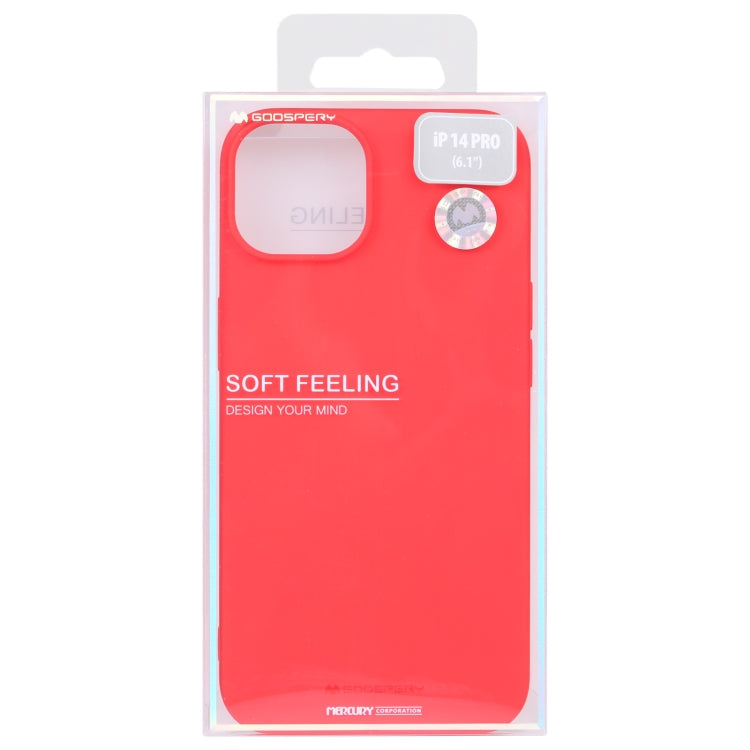 For iPhone 14 Pro GOOSPERY SOFT FEELING Liquid TPU Phone Case