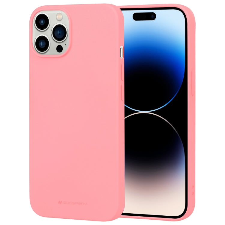 For iPhone 14 Pro Max GOOSPERY SOFT FEELING Liquid TPU Phone Case