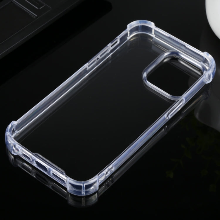 For iPhone 14 Pro Max MERCURY GOOSPERY Four-Corner Shockproof Soft Case (Transparent)