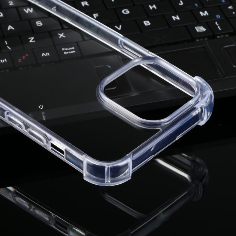 For iPhone 14 Pro Max MERCURY GOOSPERY Four-Corner Shockproof Soft Case (Transparent)
