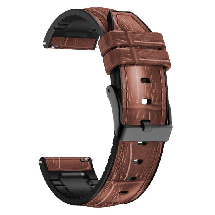 For Huawei Watch GT3 Pro 46mm Bamboo Joint Texture Silicone Leather Watch Band