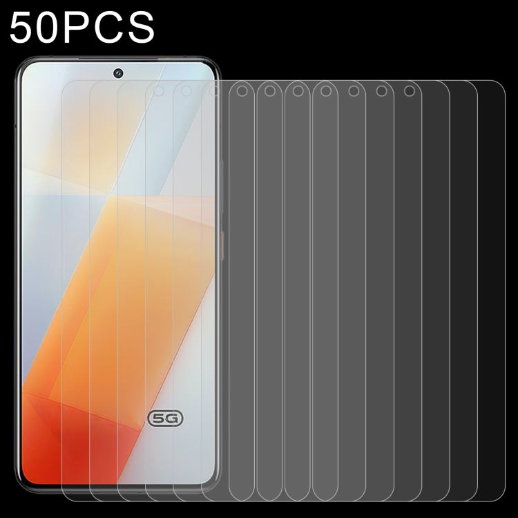 50 PCS 0.26mm 9H 2.5D Tempered Glass Film For vivo iQOO 9 / iQOO 9T / iQOO Neo 7 / iQOO Neo7 SE / iQOO Neo7 Racing / iQOO Neo7 India