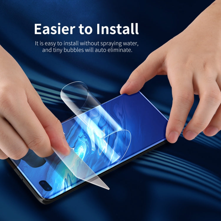 For Huawei P40 Pro ROCK 0.18mm HD Curved Surface Full Screen Protector Hydrogel Film TPU+PET Material
