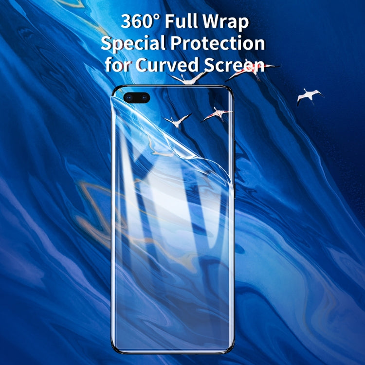 2 PCS For Huawei P40 Pro ROCK 0.18mm HD Curved Surface Full Screen Protector Hydrogel Film TPU+PET Material