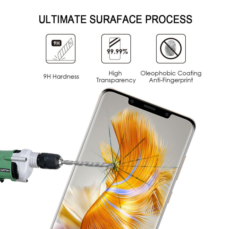 25 PCS 3D Curved Edge Full Screen Tempered Glass Film For Huawei Mate 50 Pro / Mate 50 RS Porsche Design