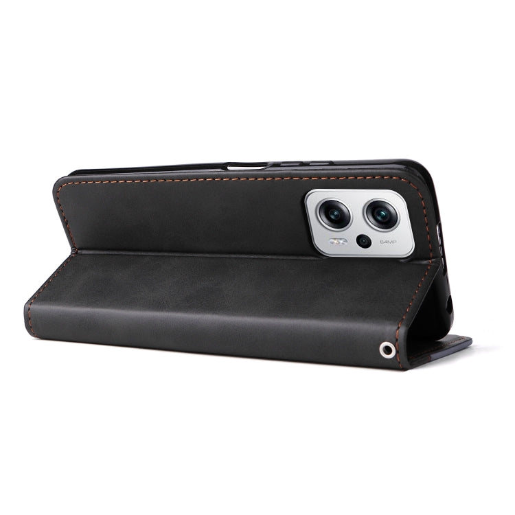 For Xiaomi Redmi Note 11T Pro/Poco X4 GT Stitching-color Leather Phone Case