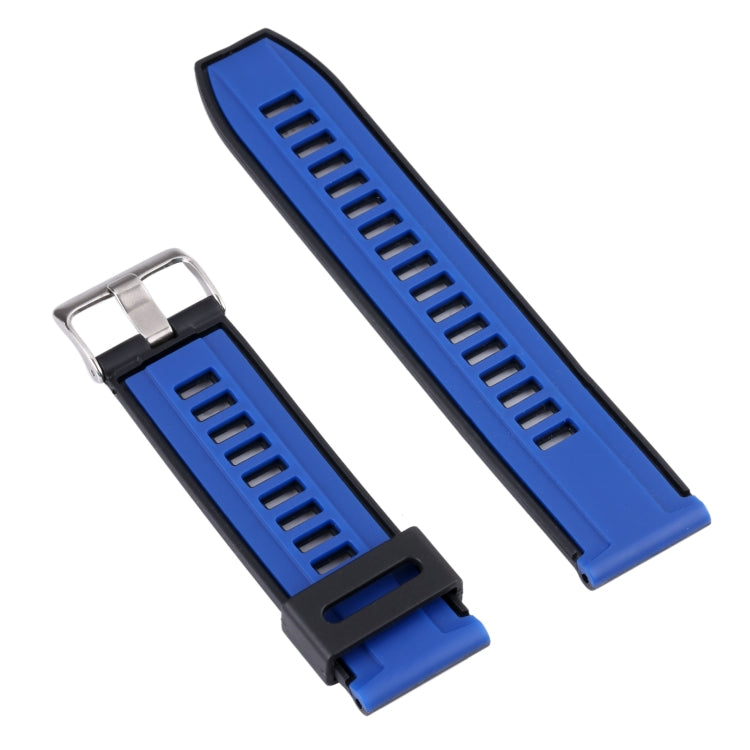 22mm Dual Color Silicone Watch Band