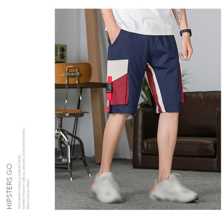 Summer Loose Cotton Cargo Shorts Five-point Men Pants, Size: