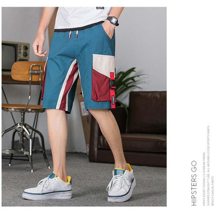 Summer Loose Cotton Cargo Shorts Five-point Men Pants, Size: