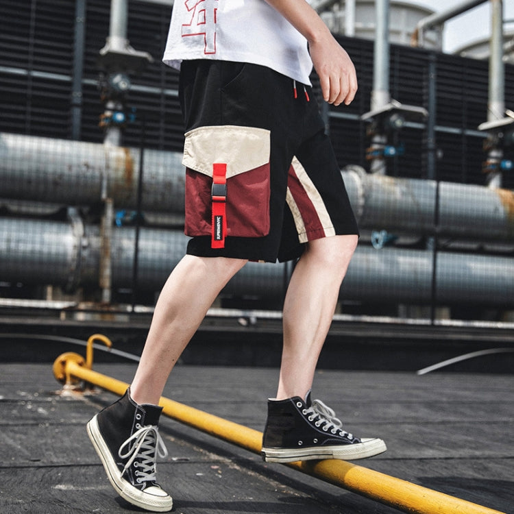 Summer Loose Cotton Cargo Shorts Five-point Men Pants, Size: