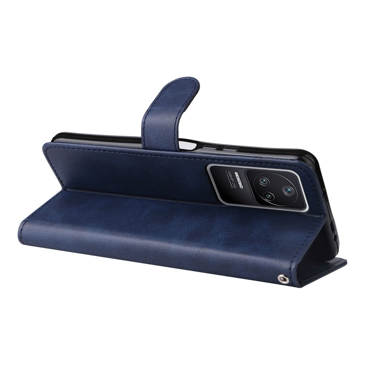 For Xiaomi Redmi K40S / Poco F4 Calf Texture Leather Phone Case