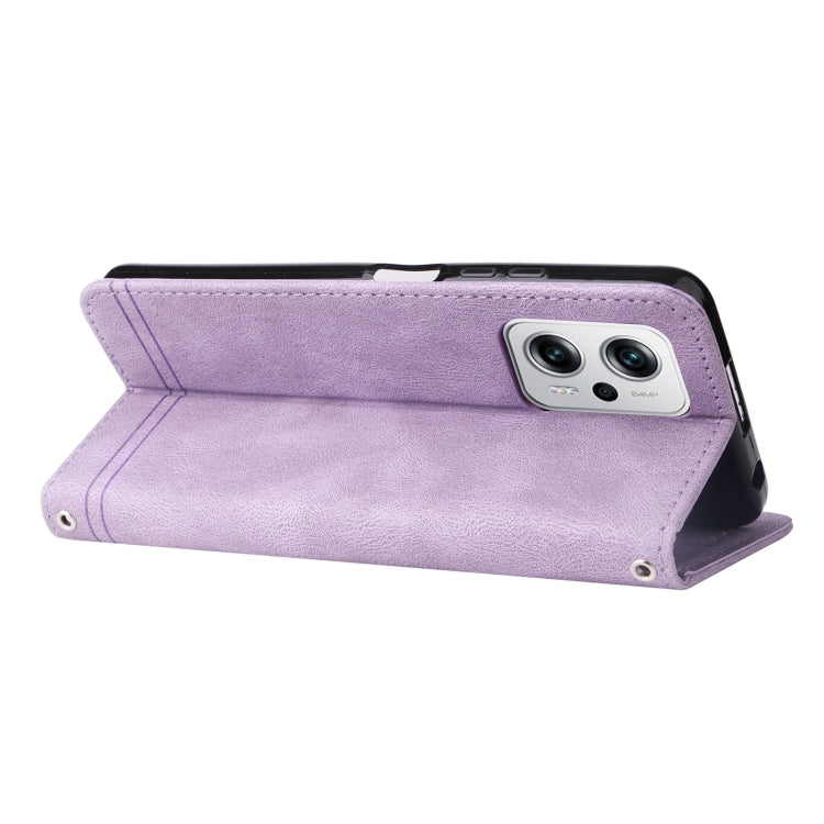 For Xiaomi Redmi Note 11T Pro/Poco X4 GT Skin Feel Life Tree Metal Button Leather Case