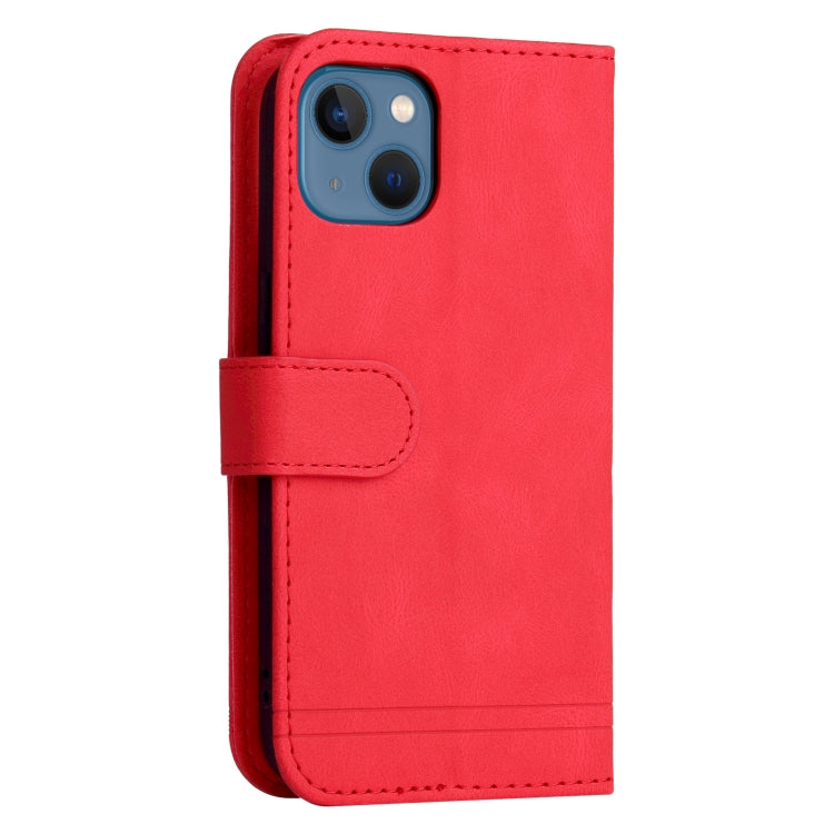 For iPhone 14 Skin Feel Life Tree Leather Case