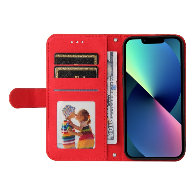For iPhone 14 Skin Feel Life Tree Leather Case