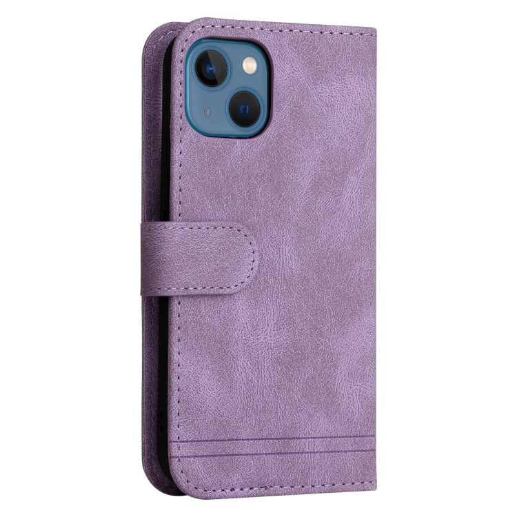 For iPhone 14 Skin Feel Life Tree Leather Case