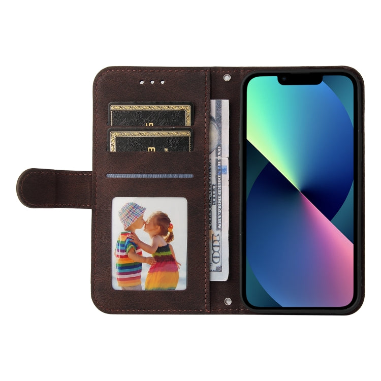 For iPhone 14 Skin Feel Life Tree Leather Case