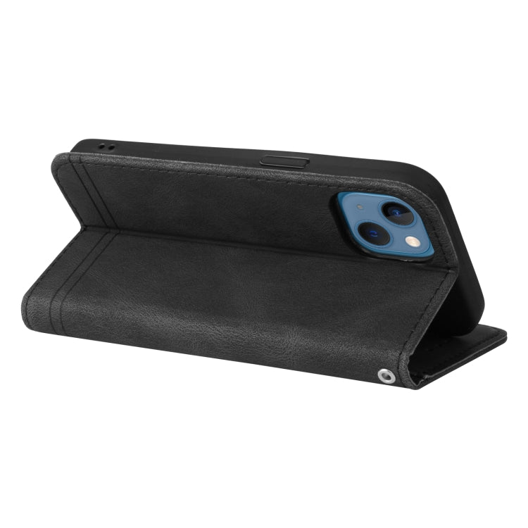For iPhone 14 Skin Feel Life Tree Leather Case