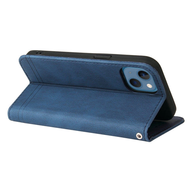 For iPhone 14 Skin Feel Life Tree Leather Case