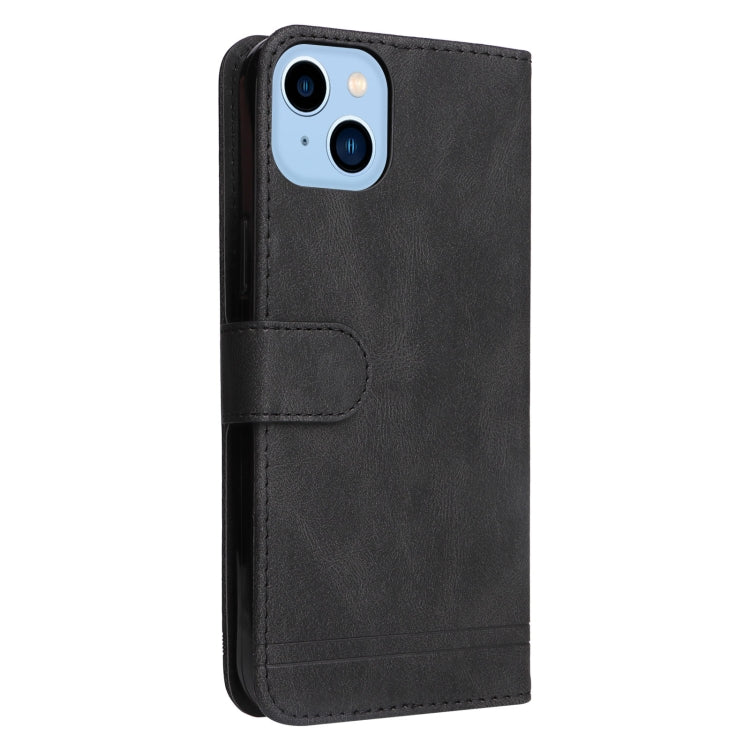 For iPhone 14 Plus Skin Feel Life Tree Leather Case