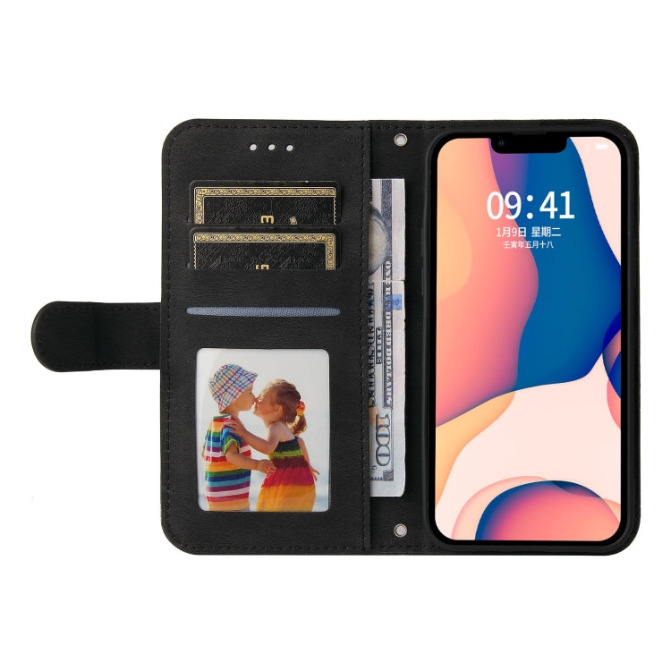 For iPhone 14 Plus Skin Feel Life Tree Leather Case