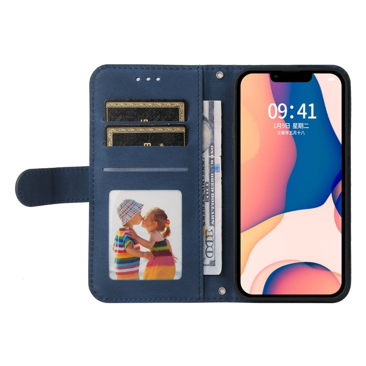 For iPhone 14 Plus Skin Feel Life Tree Leather Case