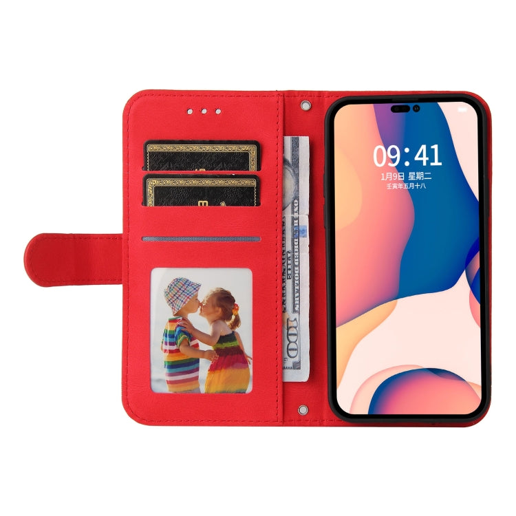 For iPhone 14 Pro Skin Feel Life Tree Leather Case