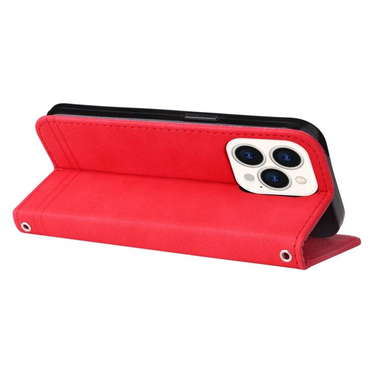 For iPhone 14 Pro Skin Feel Life Tree Leather Case