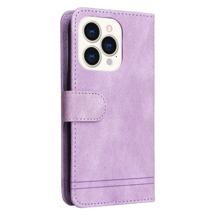 For iPhone 14 Pro Skin Feel Life Tree Leather Case