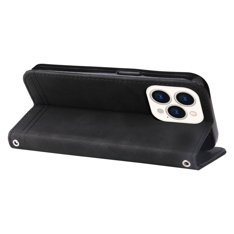 For iPhone 14 Pro Skin Feel Life Tree Leather Case