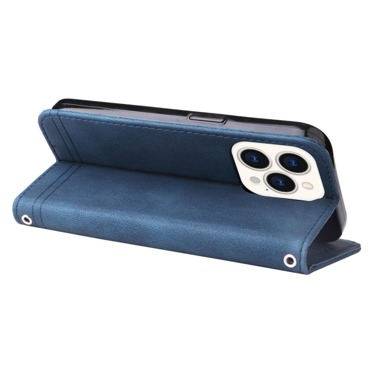 For iPhone 14 Pro Skin Feel Life Tree Leather Case