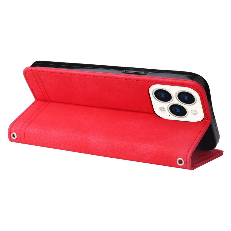 For iPhone 14 Pro Max Skin Feel Life Tree Leather Case