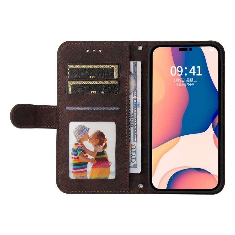 For iPhone 14 Pro Max Skin Feel Life Tree Leather Case