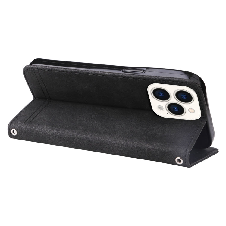 For iPhone 14 Pro Max Skin Feel Life Tree Leather Case