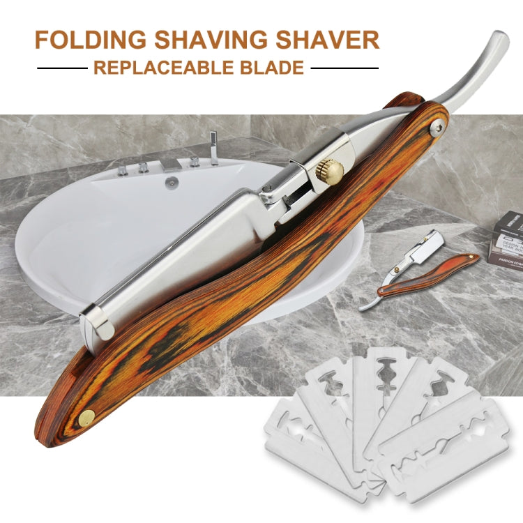 H-25 Men Replaceable Blade Axe Knife Manual Folding Shaving Razor