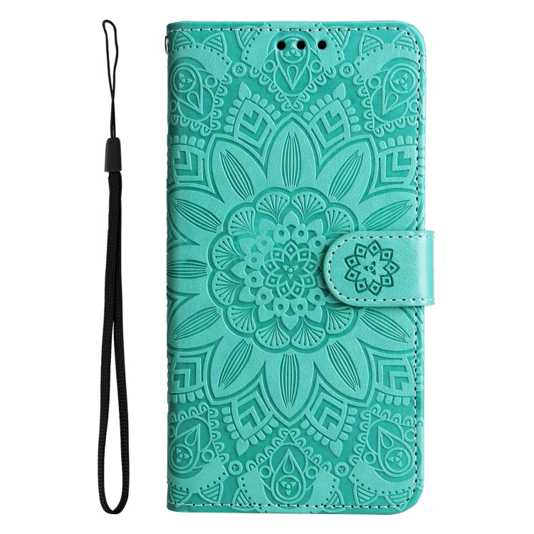 For Xiaomi Redmi K40S / Poco F4 Embossed Sunflower Leather Phone Case