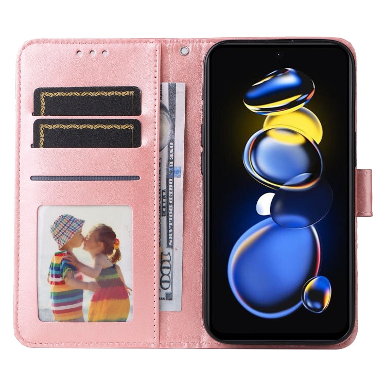 For Xiaomi Redmi Note 11T Pro/Poco X4 GT Embossed Sunflower Leather Phone Case